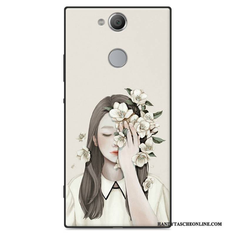 Hülle Sony Xperia Xa2 Ultra Silikon Grün Handyhüllen, Case Sony Xperia Xa2 Ultra Taschen Lichtfarbe Anti-sturz