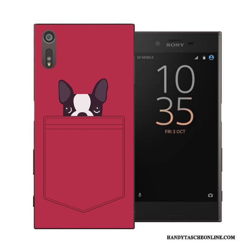 Hülle Sony Xperia Xz Kreativ Schwer Rot, Case Sony Xperia Xz Schutz Persönlichkeit Handyhüllen