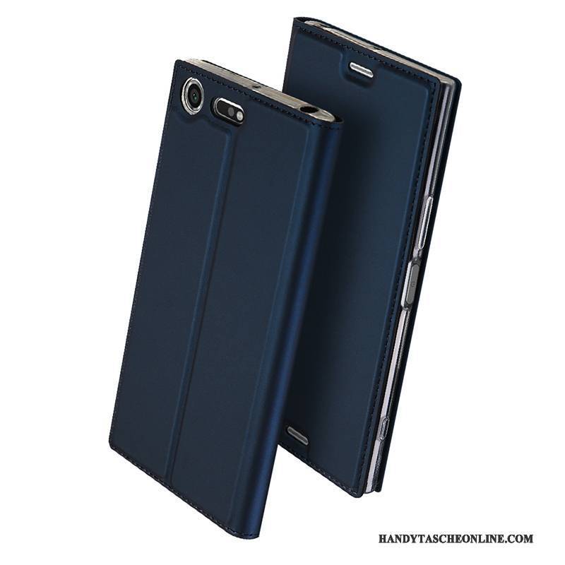 Hülle Sony Xperia Xz Premium Folio Rosa Business, Case Sony Xperia Xz Premium Lederhülle Leicht