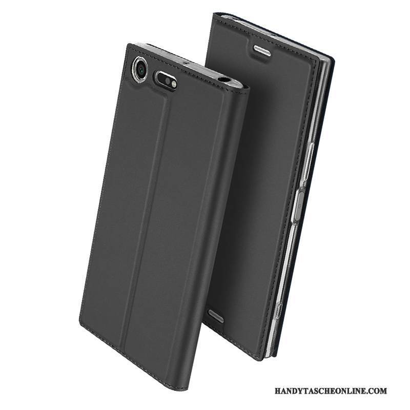 Hülle Sony Xperia Xz Premium Folio Rosa Business, Case Sony Xperia Xz Premium Lederhülle Leicht