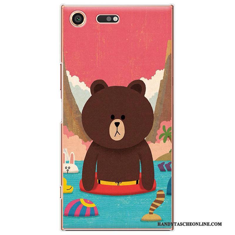 Hülle Sony Xperia Xz Premium Karikatur Nette Grün, Case Sony Xperia Xz Premium Schutz Handyhüllen