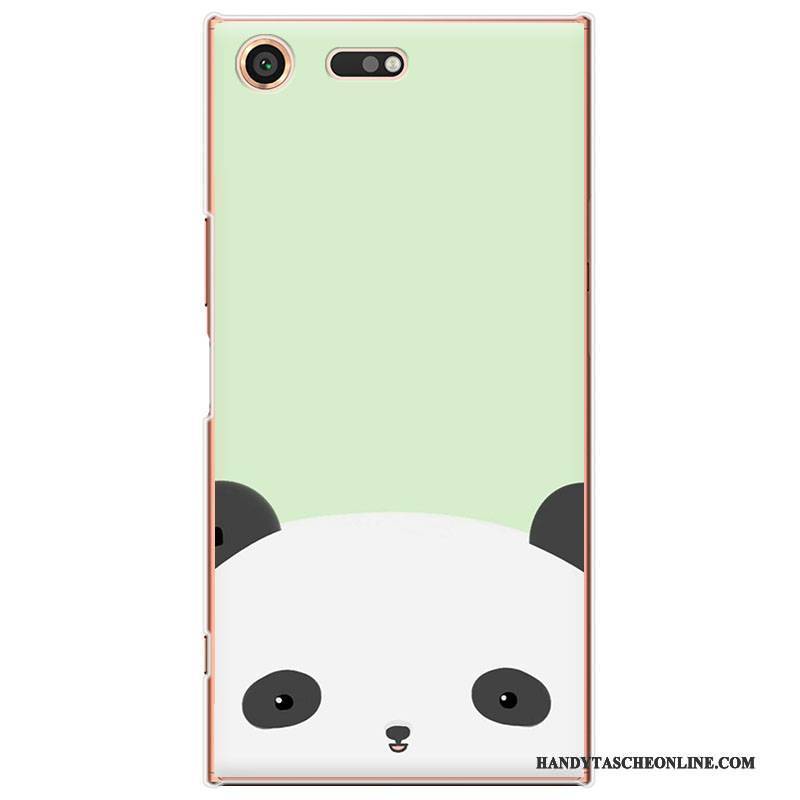 Hülle Sony Xperia Xz Premium Karikatur Nette Grün, Case Sony Xperia Xz Premium Schutz Handyhüllen