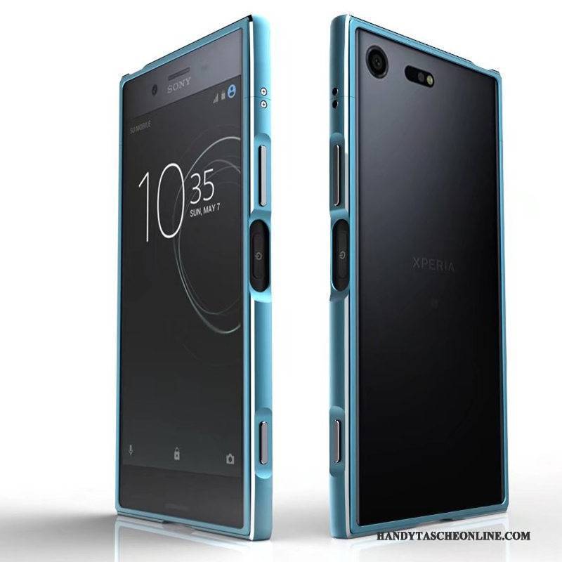 Hülle Sony Xperia Xz Premium Metall Grün Handyhüllen, Case Sony Xperia Xz Premium Schutz Leicht Trend