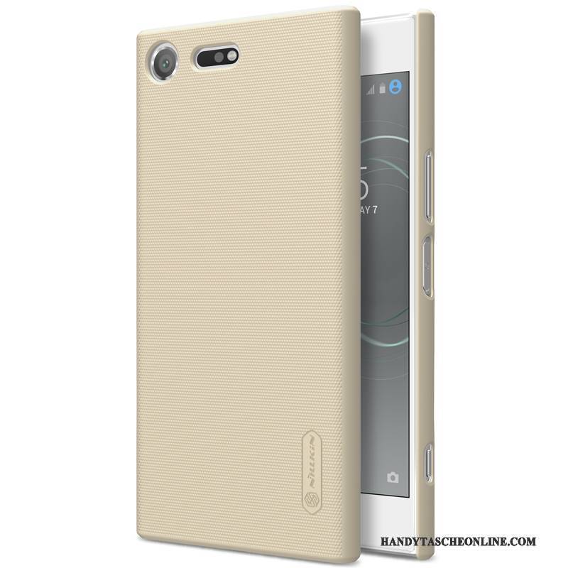 Hülle Sony Xperia Xz Premium Rutschfest Schwer, Case Sony Xperia Xz Premium Gold Nubuck