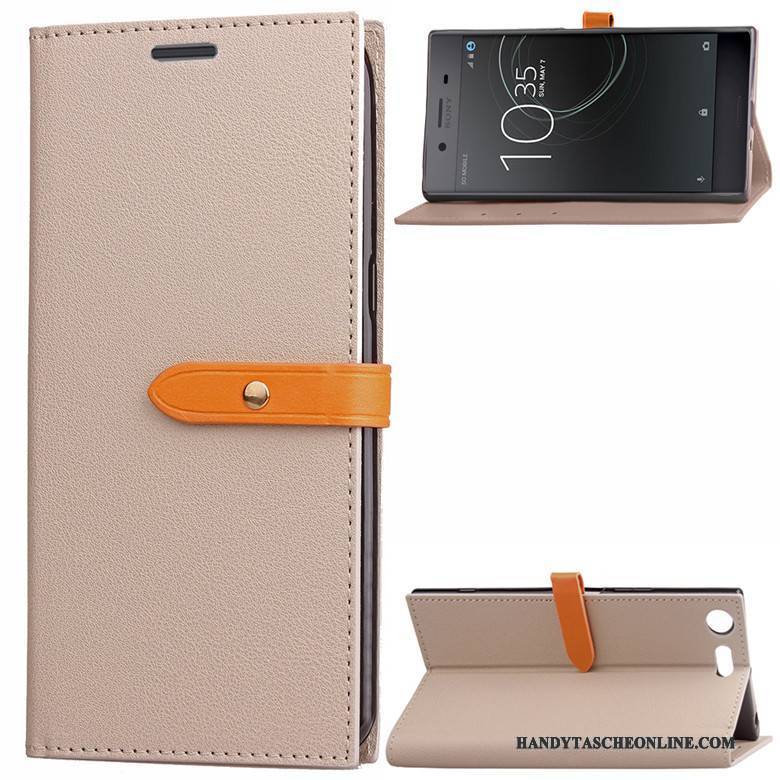 Hülle Sony Xperia Xz Premium Silikon Business Schwarz, Case Sony Xperia Xz Premium Folio Handyhüllen