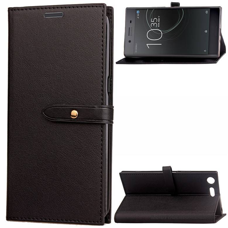 Hülle Sony Xperia Xz Premium Silikon Business Schwarz, Case Sony Xperia Xz Premium Folio Handyhüllen