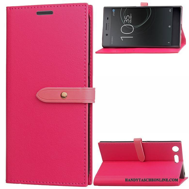 Hülle Sony Xperia Xz Premium Silikon Business Schwarz, Case Sony Xperia Xz Premium Folio Handyhüllen