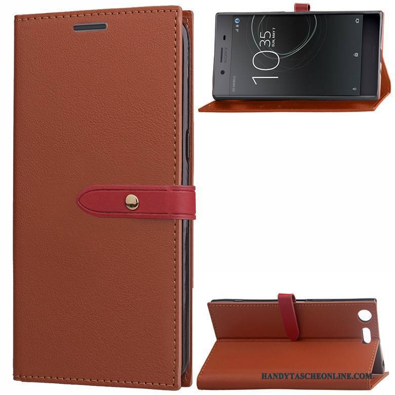 Hülle Sony Xperia Xz Premium Silikon Business Schwarz, Case Sony Xperia Xz Premium Folio Handyhüllen