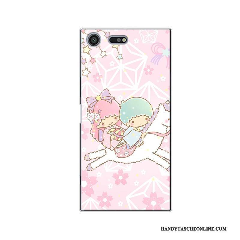 Hülle Sony Xperia Xz Premium Taschen Handyhüllen Blau, Case Sony Xperia Xz Premium Karikatur Nette