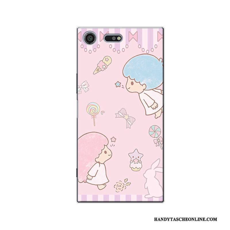 Hülle Sony Xperia Xz Premium Taschen Handyhüllen Blau, Case Sony Xperia Xz Premium Karikatur Nette