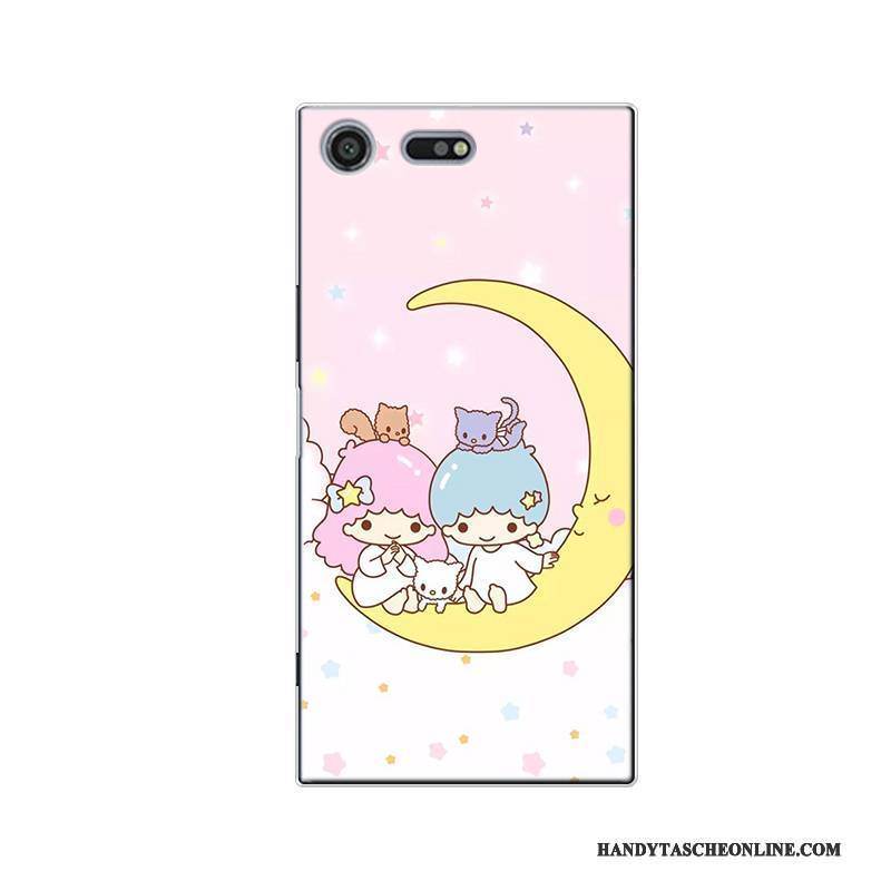 Hülle Sony Xperia Xz Premium Taschen Handyhüllen Blau, Case Sony Xperia Xz Premium Karikatur Nette