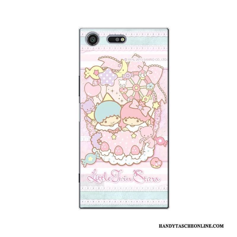 Hülle Sony Xperia Xz Premium Taschen Handyhüllen Blau, Case Sony Xperia Xz Premium Karikatur Nette