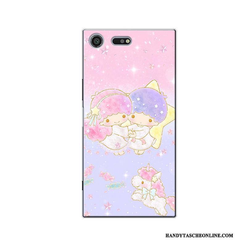 Hülle Sony Xperia Xz Premium Taschen Handyhüllen Blau, Case Sony Xperia Xz Premium Karikatur Nette