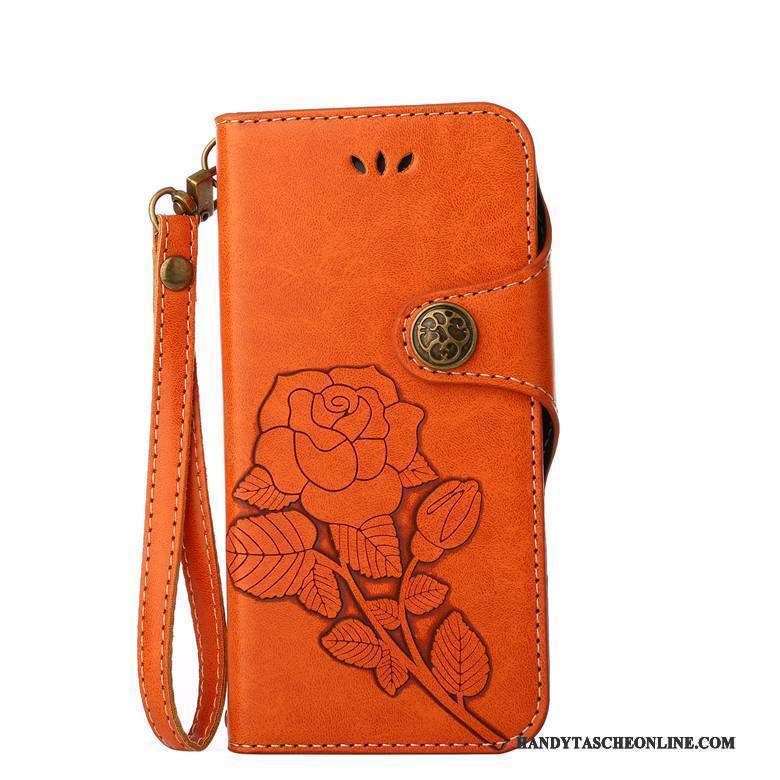 Hülle Sony Xperia Xz Retro Anti-sturz Blumen, Case Sony Xperia Xz Folio Rose Grün