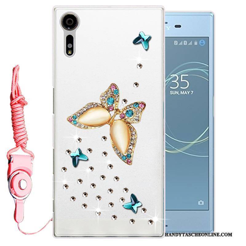 Hülle Sony Xperia Xz Silikon Handyhüllen Gold, Case Sony Xperia Xz Schutz