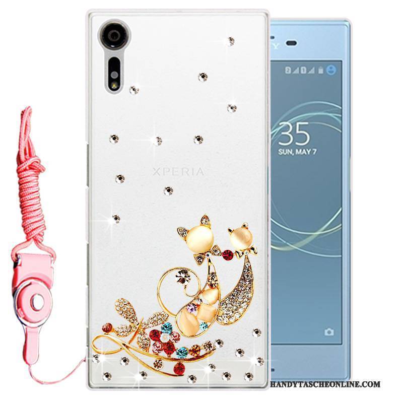 Hülle Sony Xperia Xz Silikon Handyhüllen Gold, Case Sony Xperia Xz Schutz