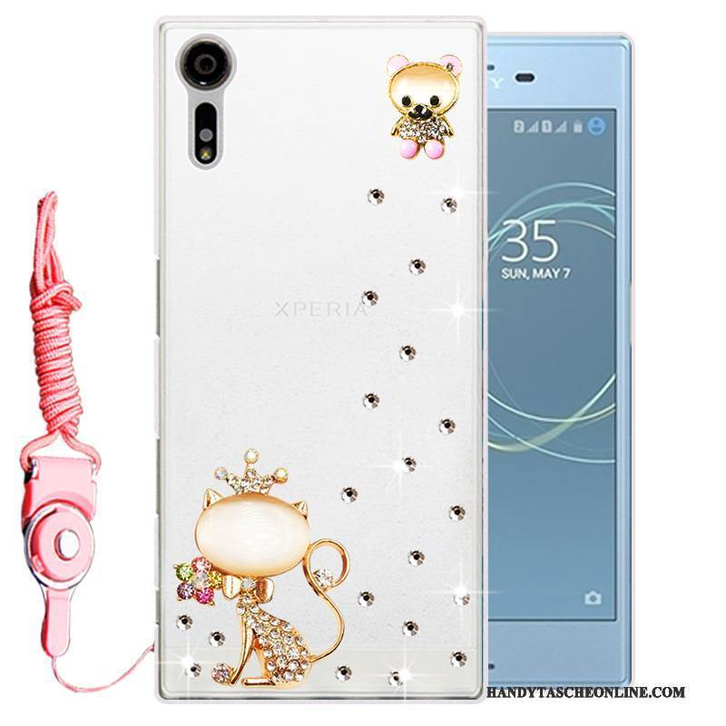 Hülle Sony Xperia Xz Silikon Handyhüllen Gold, Case Sony Xperia Xz Schutz