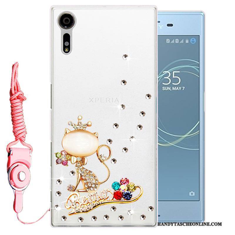 Hülle Sony Xperia Xz Silikon Handyhüllen Gold, Case Sony Xperia Xz Schutz