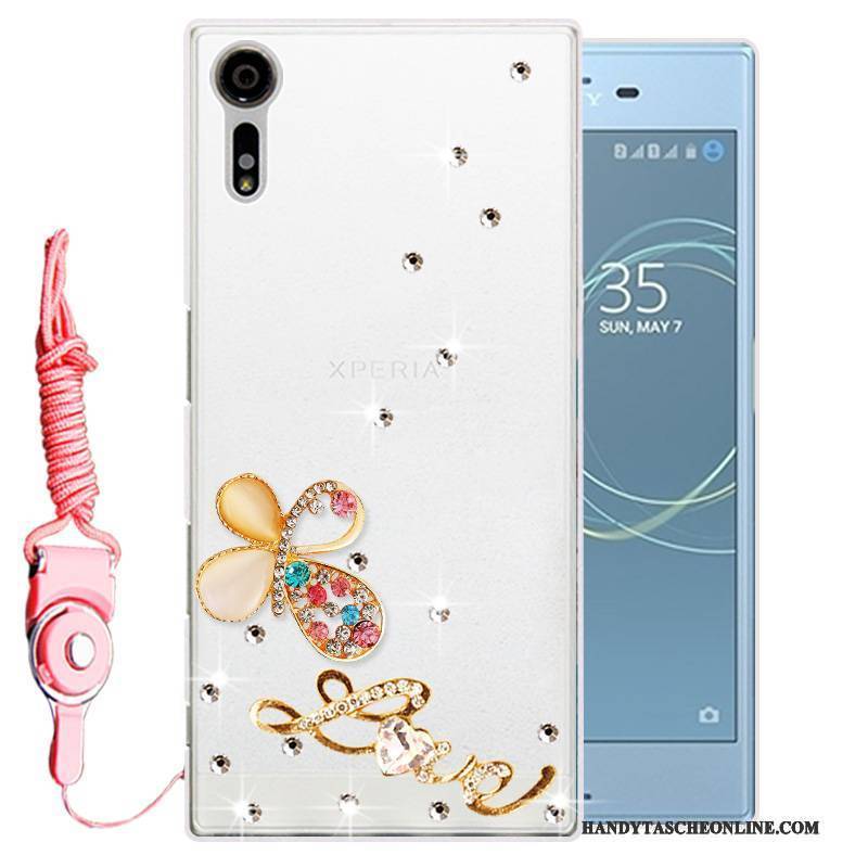 Hülle Sony Xperia Xz Silikon Handyhüllen Gold, Case Sony Xperia Xz Schutz