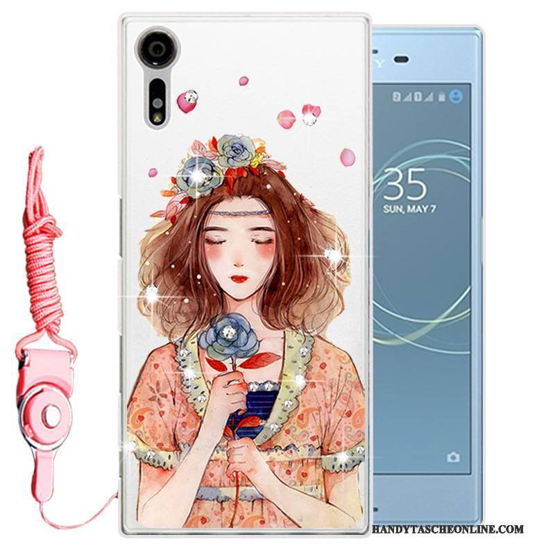 Hülle Sony Xperia Xz Silikon Handyhüllen Gold, Case Sony Xperia Xz Schutz