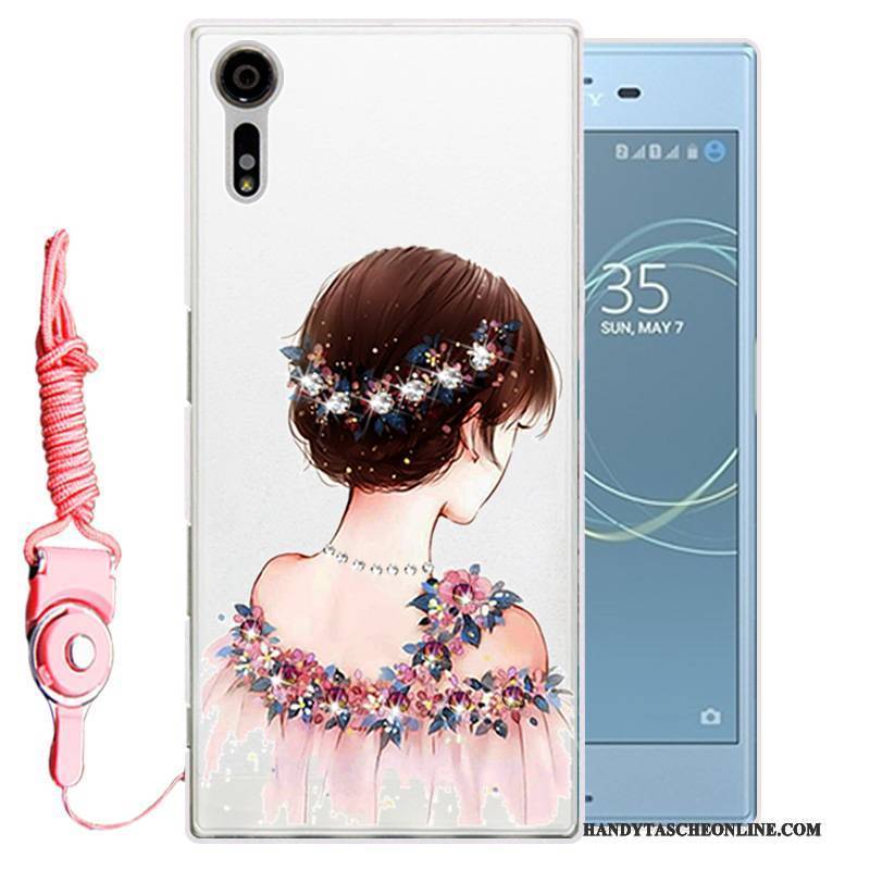 Hülle Sony Xperia Xz Silikon Handyhüllen Gold, Case Sony Xperia Xz Schutz