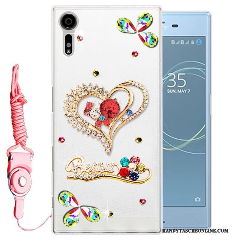 Hülle Sony Xperia Xz Silikon Handyhüllen Gold, Case Sony Xperia Xz Schutz