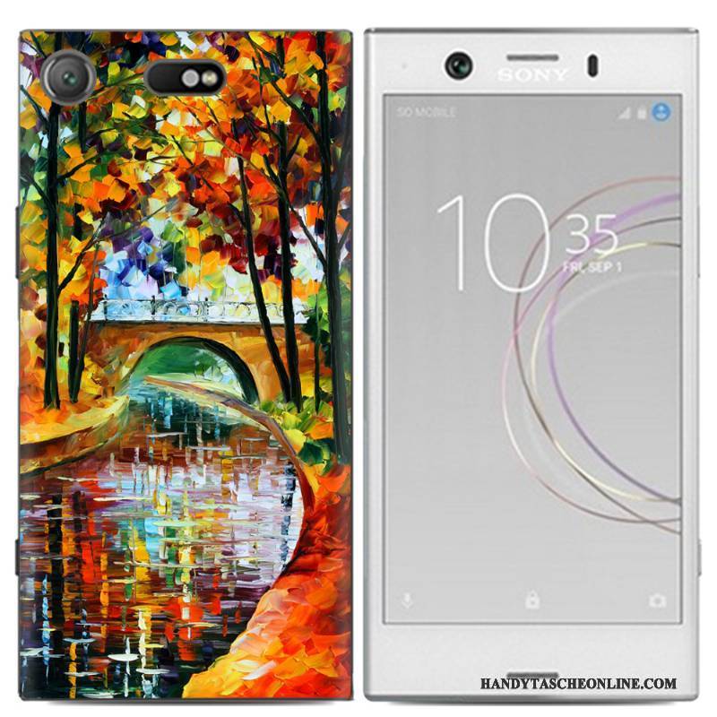 Hülle Sony Xperia Xz1 Compact Gemalt Trend Handyhüllen, Case Sony Xperia Xz1 Compact Karikatur Anti-sturz Persönlichkeit