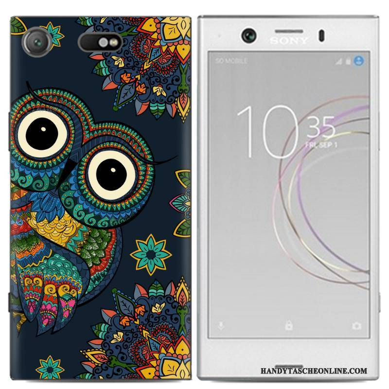 Hülle Sony Xperia Xz1 Compact Gemalt Trend Handyhüllen, Case Sony Xperia Xz1 Compact Karikatur Anti-sturz Persönlichkeit