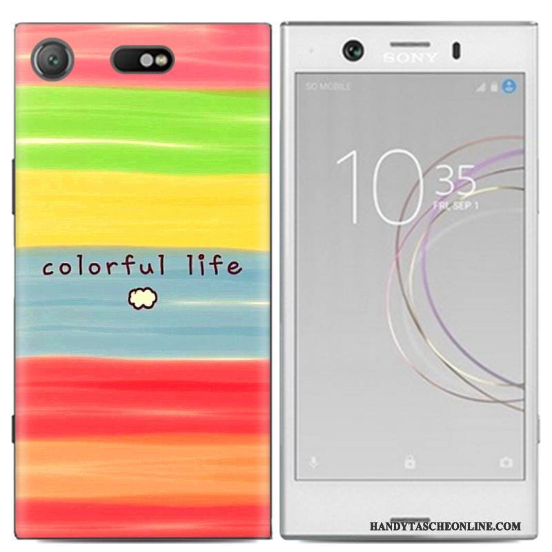 Hülle Sony Xperia Xz1 Compact Gemalt Trend Handyhüllen, Case Sony Xperia Xz1 Compact Karikatur Anti-sturz Persönlichkeit