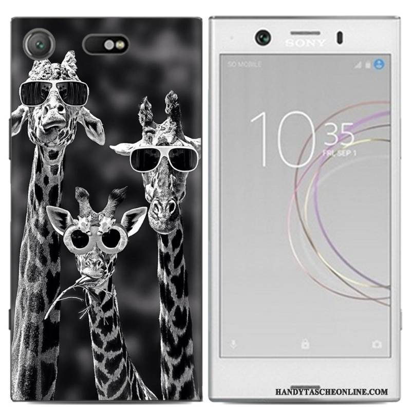 Hülle Sony Xperia Xz1 Compact Gemalt Trend Handyhüllen, Case Sony Xperia Xz1 Compact Karikatur Anti-sturz Persönlichkeit