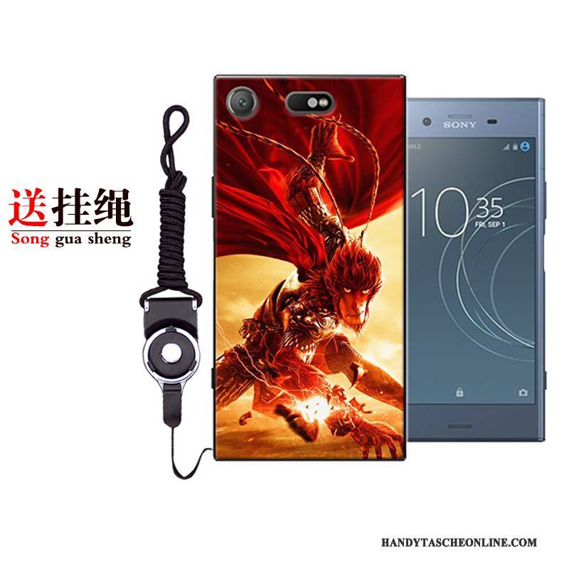 Hülle Sony Xperia Xz1 Compact Karikatur Trend Persönlichkeit, Case Sony Xperia Xz1 Compact Taschen Lichtfarbe Handyhüllen