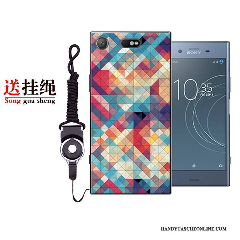 Hülle Sony Xperia Xz1 Compact Karikatur Trend Persönlichkeit, Case Sony Xperia Xz1 Compact Taschen Lichtfarbe Handyhüllen