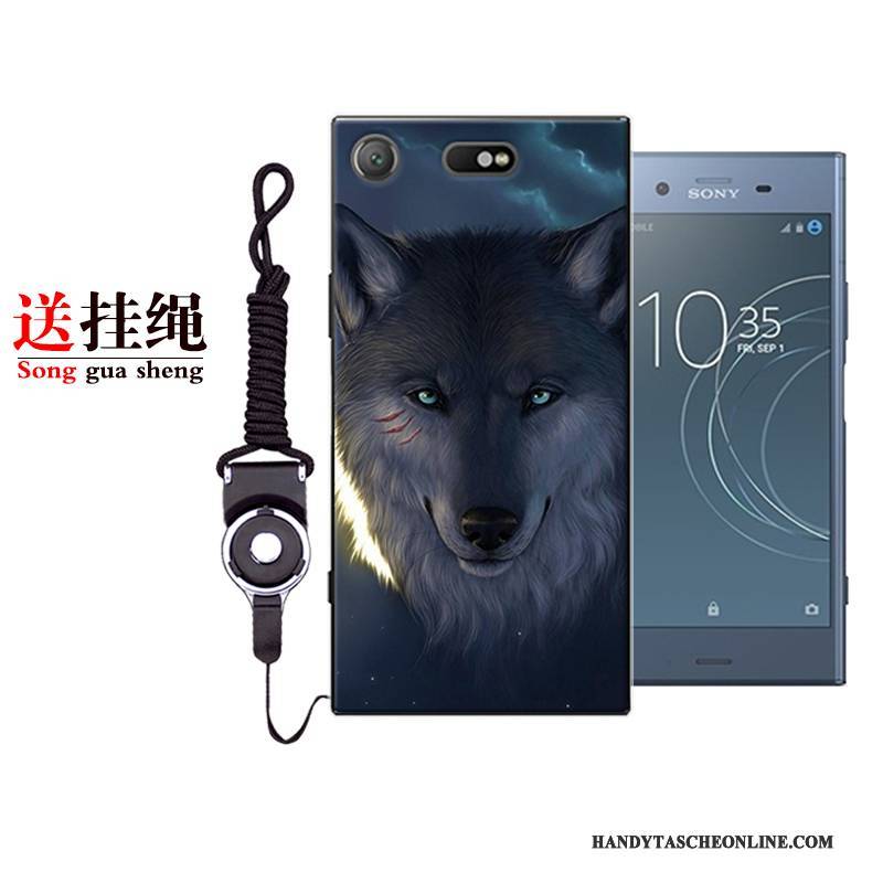 Hülle Sony Xperia Xz1 Compact Karikatur Trend Persönlichkeit, Case Sony Xperia Xz1 Compact Taschen Lichtfarbe Handyhüllen