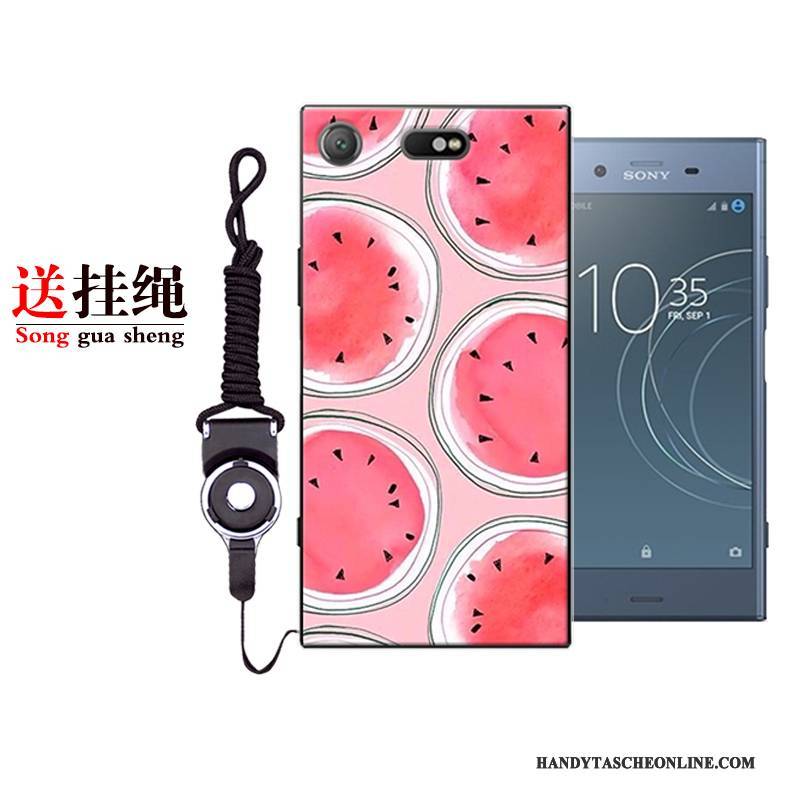 Hülle Sony Xperia Xz1 Compact Karikatur Trend Persönlichkeit, Case Sony Xperia Xz1 Compact Taschen Lichtfarbe Handyhüllen