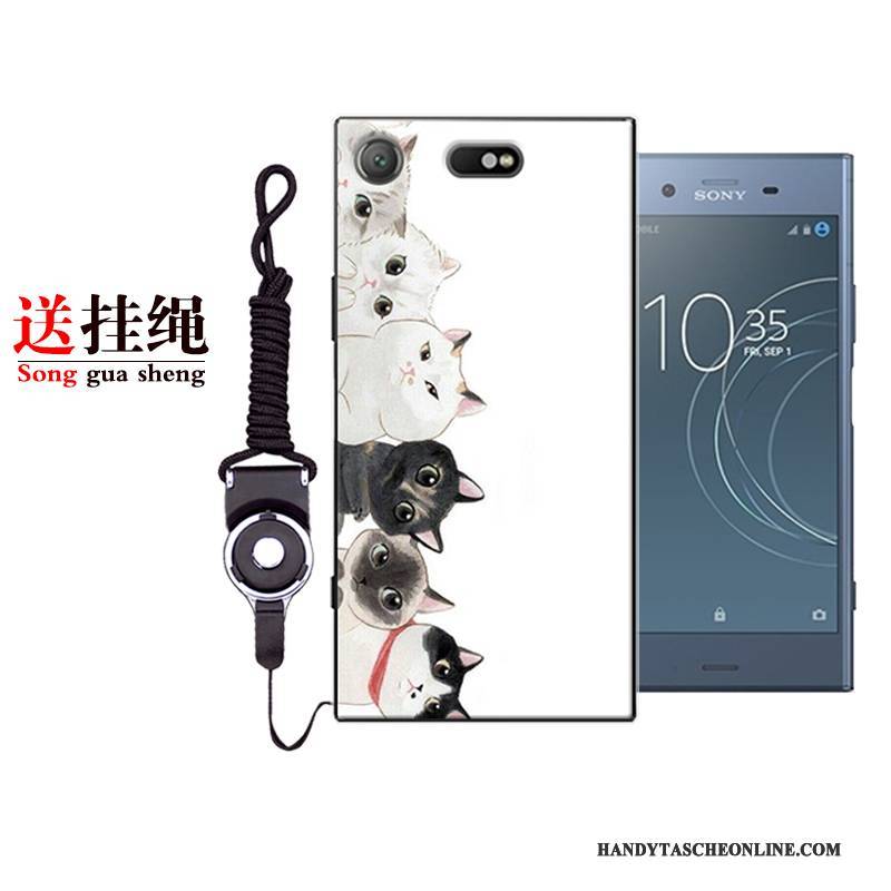 Hülle Sony Xperia Xz1 Compact Karikatur Trend Persönlichkeit, Case Sony Xperia Xz1 Compact Taschen Lichtfarbe Handyhüllen