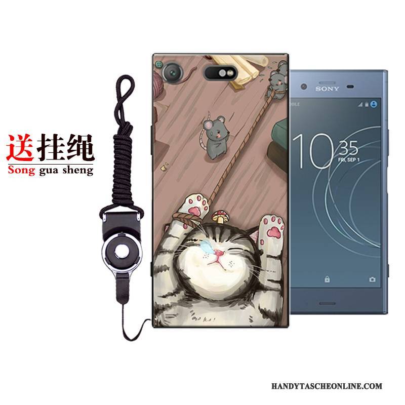 Hülle Sony Xperia Xz1 Compact Karikatur Trend Persönlichkeit, Case Sony Xperia Xz1 Compact Taschen Lichtfarbe Handyhüllen