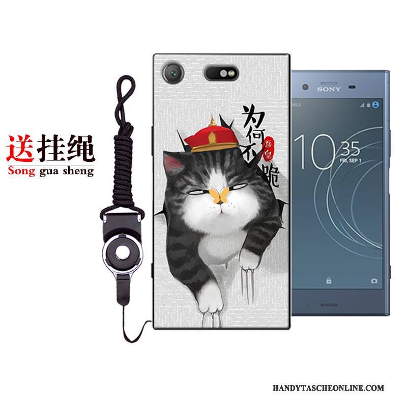 Hülle Sony Xperia Xz1 Compact Karikatur Trend Persönlichkeit, Case Sony Xperia Xz1 Compact Taschen Lichtfarbe Handyhüllen