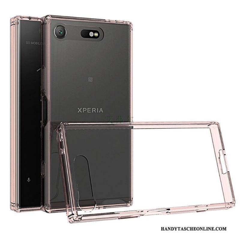 Hülle Sony Xperia Xz1 Compact Schutz Rosa Handyhüllen, Case Sony Xperia Xz1 Compact Transparent