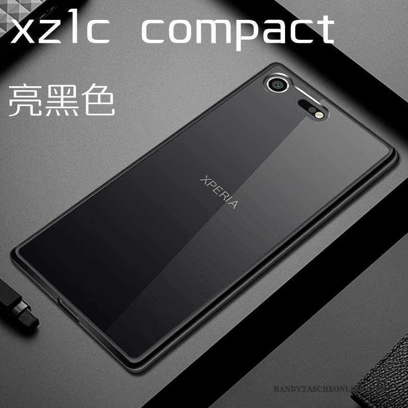 Hülle Sony Xperia Xz1 Compact Schutz Schwarz Handyhüllen, Case Sony Xperia Xz1 Compact Schwer Transparent