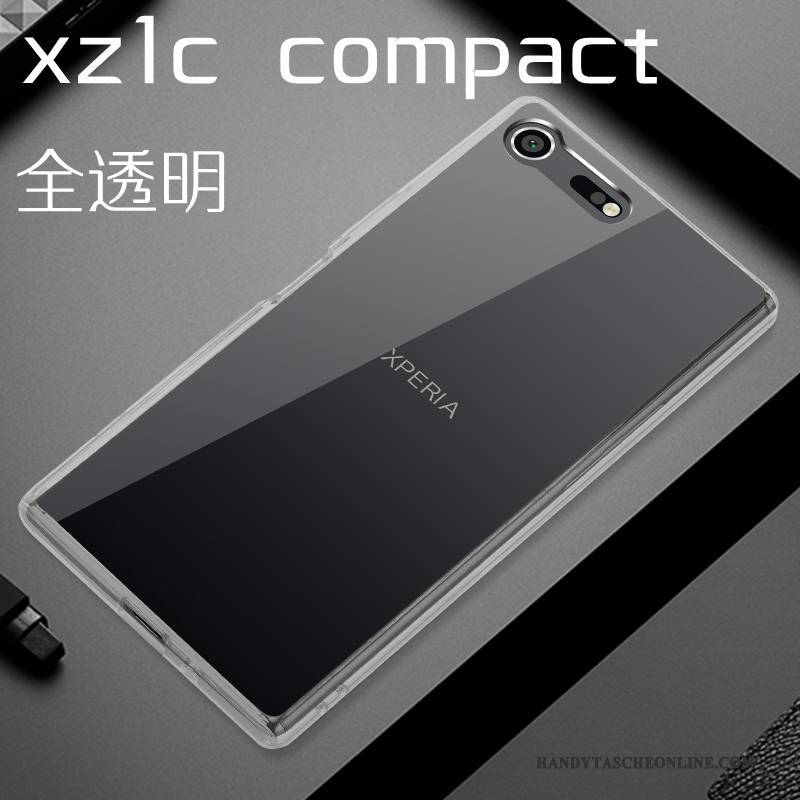 Hülle Sony Xperia Xz1 Compact Schutz Schwarz Handyhüllen, Case Sony Xperia Xz1 Compact Schwer Transparent