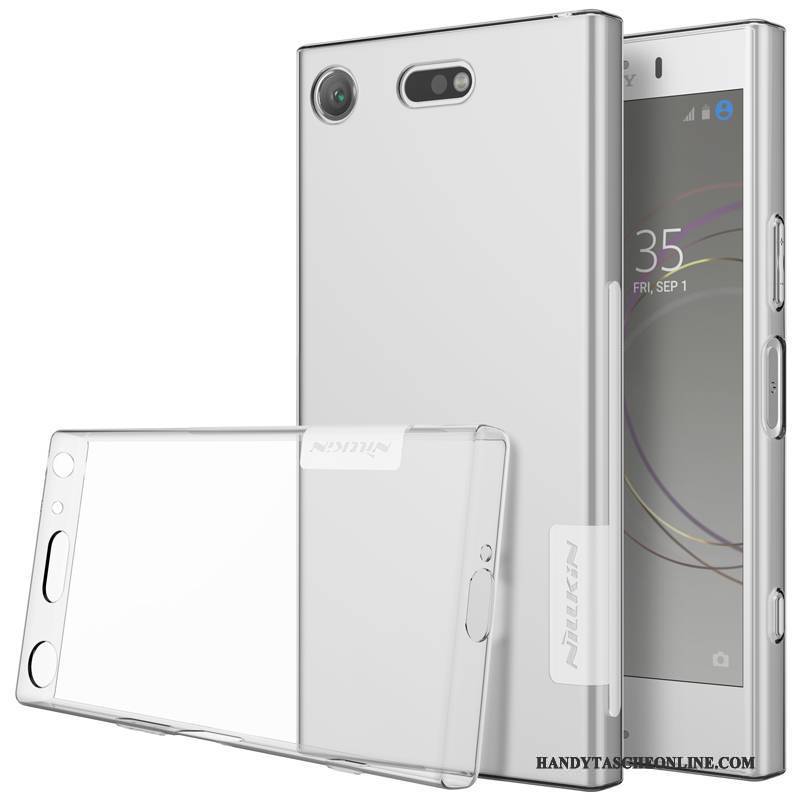 Hülle Sony Xperia Xz1 Compact Weiche Grau Lichtfarbe, Case Sony Xperia Xz1 Compact Taschen Handyhüllen Transparent