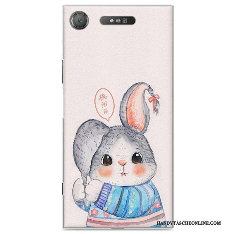 Hülle Sony Xperia Xz1 Karikatur Blau Handyhüllen, Case Sony Xperia Xz1 Schutz Schwer