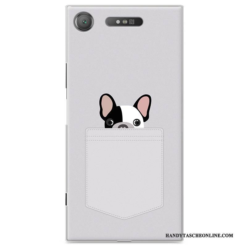 Hülle Sony Xperia Xz1 Karikatur Blau Handyhüllen, Case Sony Xperia Xz1 Schutz Schwer