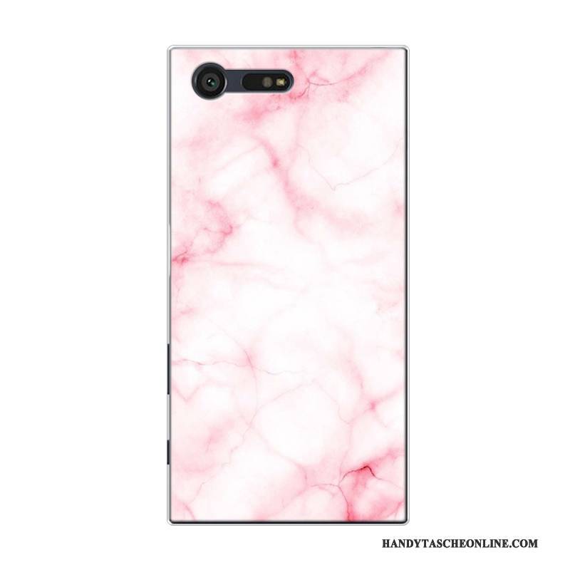 Hülle Sony Xperia Xz1 Silikon Rosa Groß, Case Sony Xperia Xz1 Taschen Einfach Handyhüllen