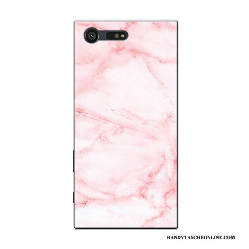 Hülle Sony Xperia Xz1 Silikon Rosa Groß, Case Sony Xperia Xz1 Taschen Einfach Handyhüllen