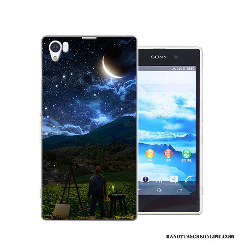 Hülle Sony Xperia Z1 Schutz Handyhüllen Schwer, Case Sony Xperia Z1 Farbe Anti-sturz