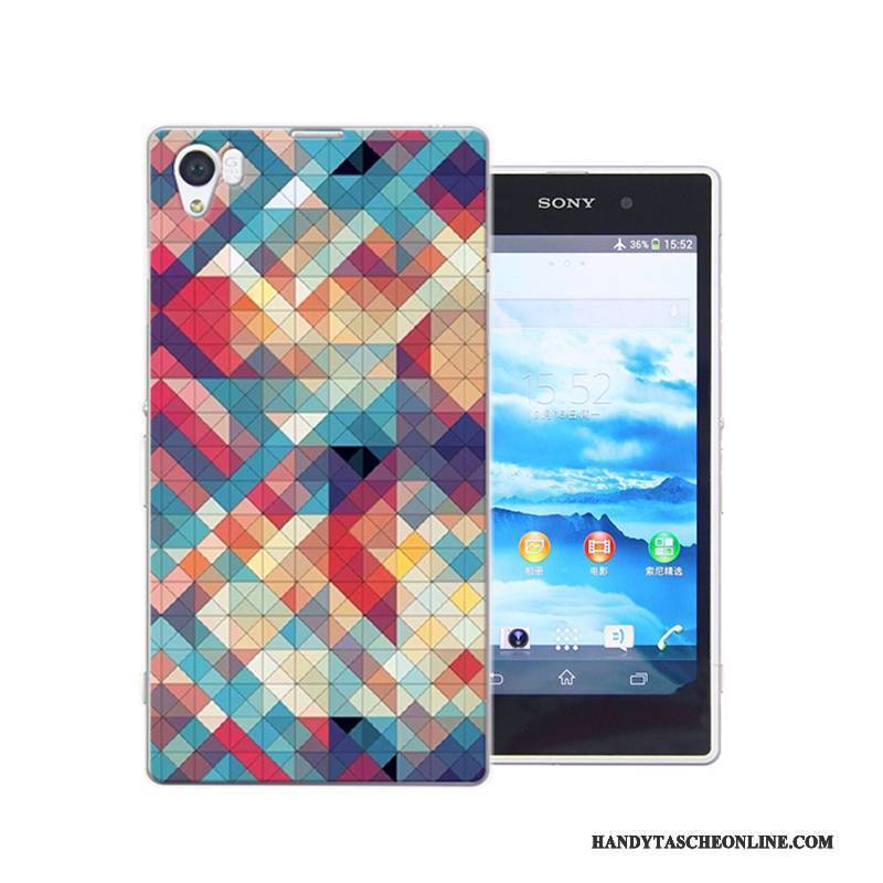 Hülle Sony Xperia Z1 Schutz Handyhüllen Schwer, Case Sony Xperia Z1 Farbe Anti-sturz