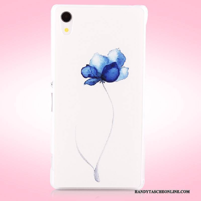 Hülle Sony Xperia Z2 Gemalt Schwer Handyhüllen, Case Sony Xperia Z2 Schutz Lila Nubuck