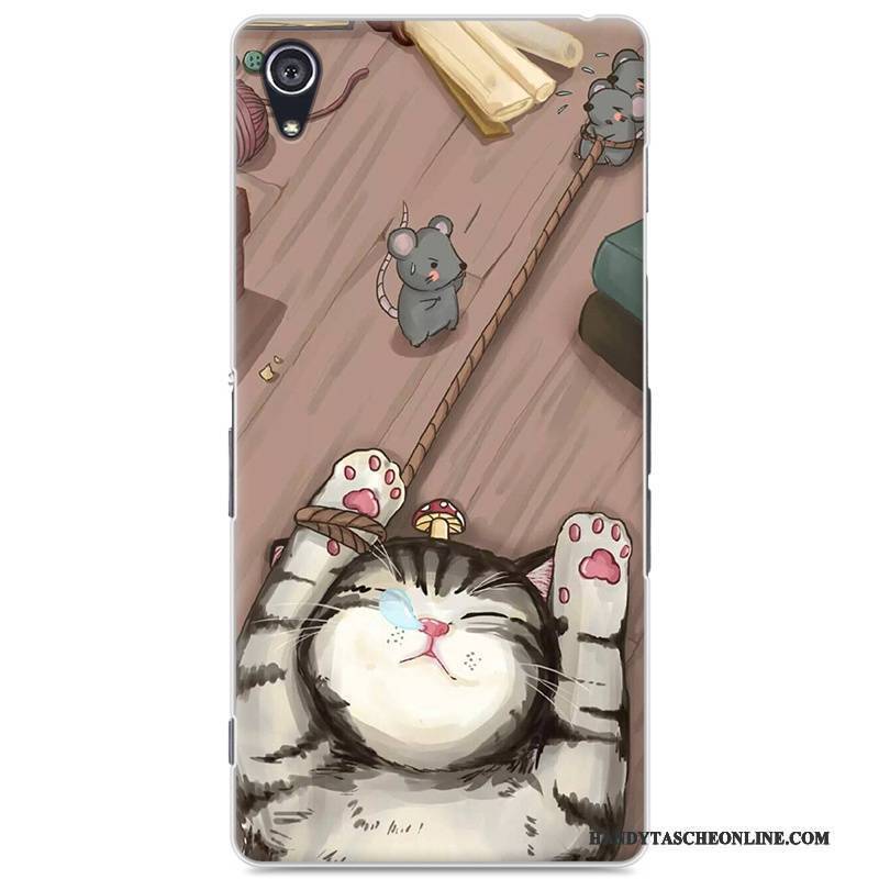 Hülle Sony Xperia Z2 Karikatur Lila Schwer, Case Sony Xperia Z2 Schutz Handyhüllen