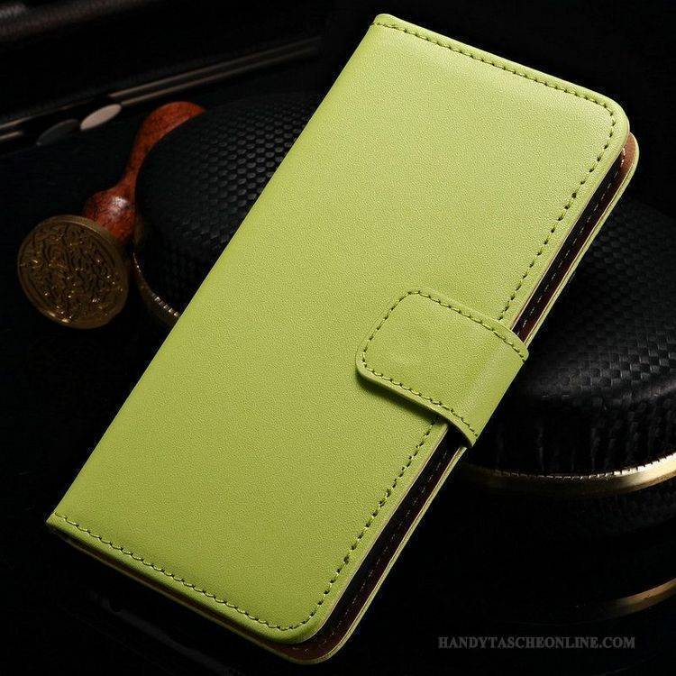 Hülle Sony Xperia Z5 Compact Folio Grün Handyhüllen, Case Sony Xperia Z5 Compact Lederhülle